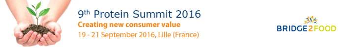 9th Protein Summit 2016: Creating new consumer value