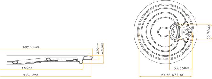 Easy-open ends Pull it easy 84 mm