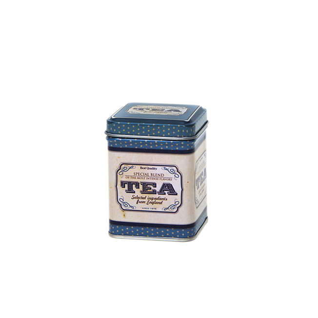 Square tin 50 g with slip lid