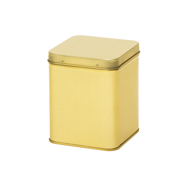 Square Tin 200 g With Hinged Lid