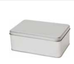 Rectangular tin - biscuit tin