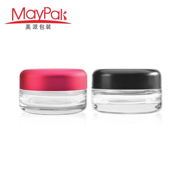 Clear CBD Glass Jar -Maypak