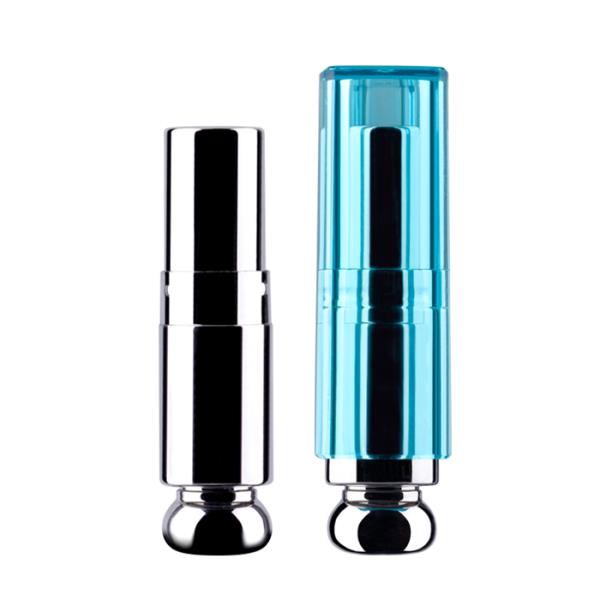 Blue lipstick tube of plastic-Maypak