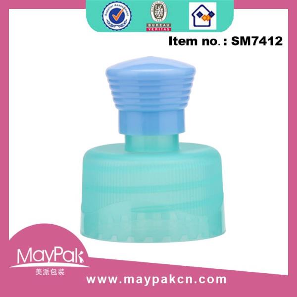 Ribbed 24mm 28mm Push Cap for Drinking Bottle