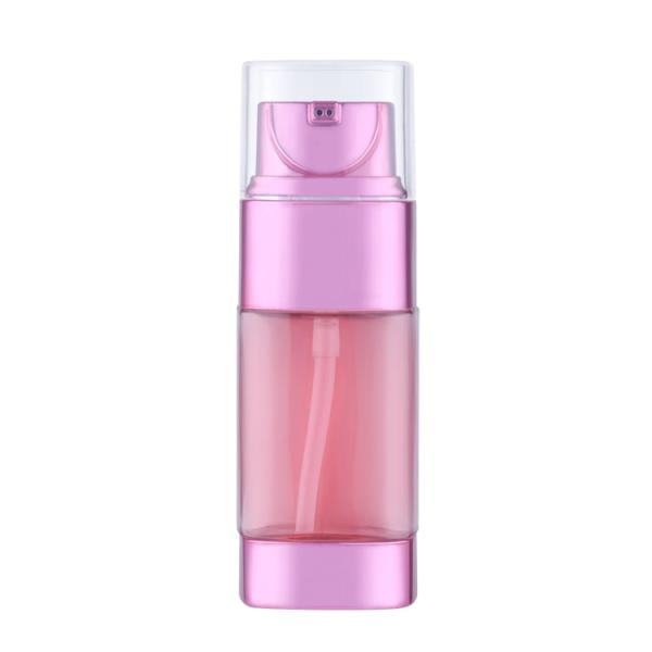 Plastic double wall serum bottle for cosmetics