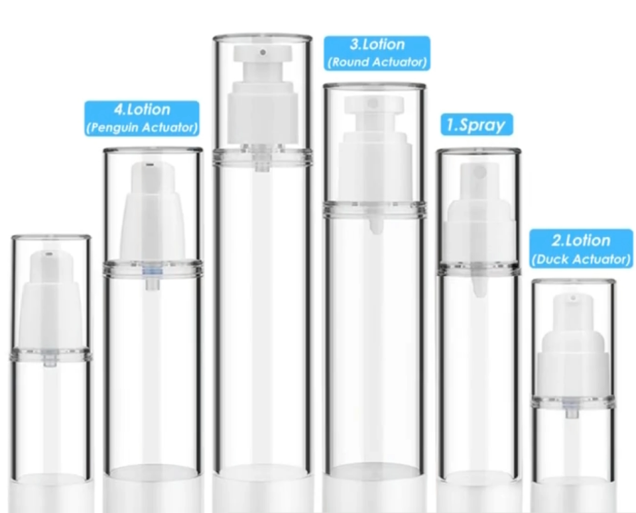 15ml Plastic Airless Bottles (MP5225)