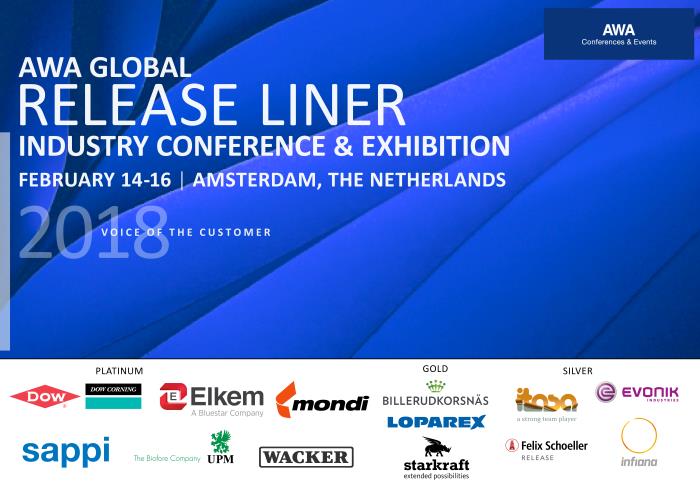 AWA Global Release Liner Industry Conference & Exhibition 2018