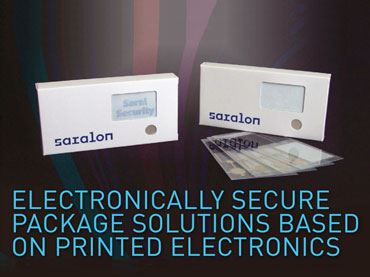 Electronically Secure Package solutions based on Printed Electronics