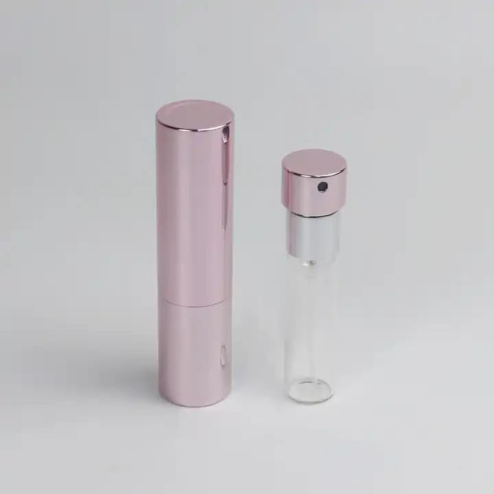 8ml Aluminum Twist Up Glass Refillable Perfume Atomizer