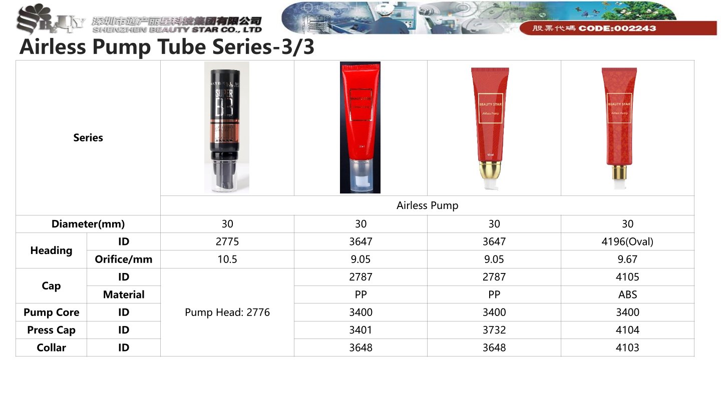 30mm Airless Pump Tube Series-3/3