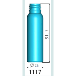 PET Plastic Bottle - 1117 - 30 ml