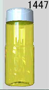 PET Plastic Bottle - 1447 - 100 ml