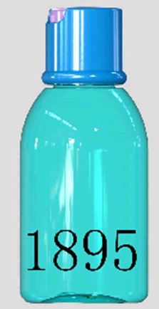 PET Plastic Bottle - 1895 - 100 ml