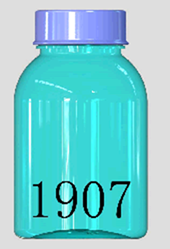 PET Plastic Foam Bottle - 1097 - 240 ml