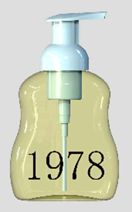 PET Plastic Foam Bottle - 1978 - 435 ml