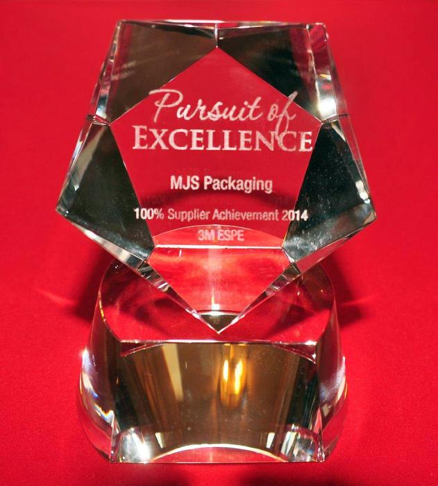 3M recognizes MJS Packaging with top supplier award