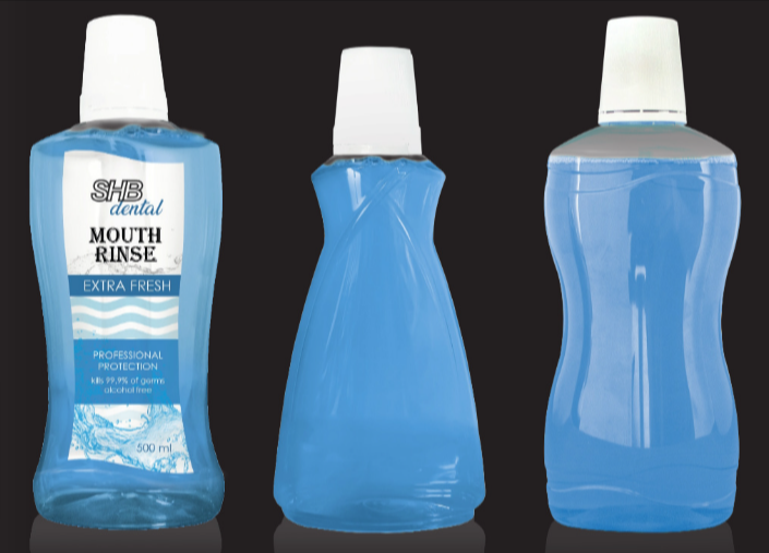 500 ml MW-02 500 Mouthwash Bottles