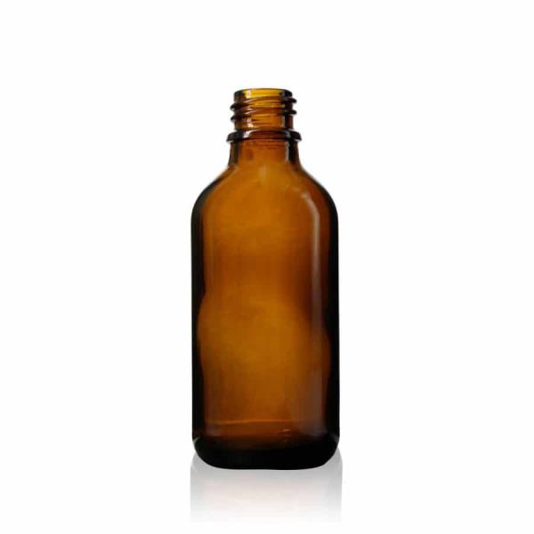 60 ml Euro Round Glass Bottle with 18-DIN Finish