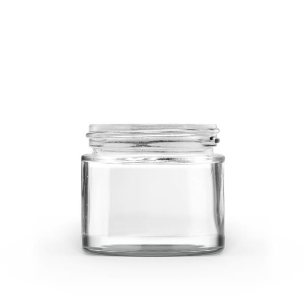 60g 50-400 Clear Glass Straight-Sided Round Jar