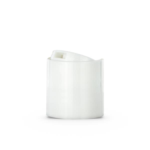 White 28-410 Smooth Wall Disc Top PP Cap