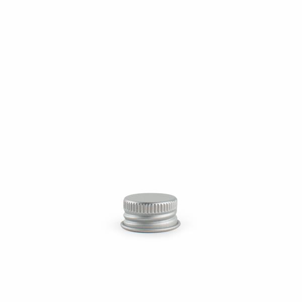 20-410 Silver Aluminum Screw Top Cap