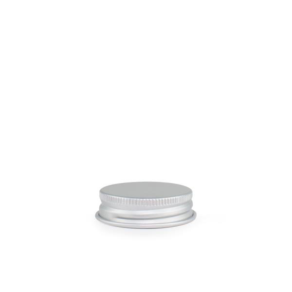 38-400 Silver Aluminum Screw Top Cap