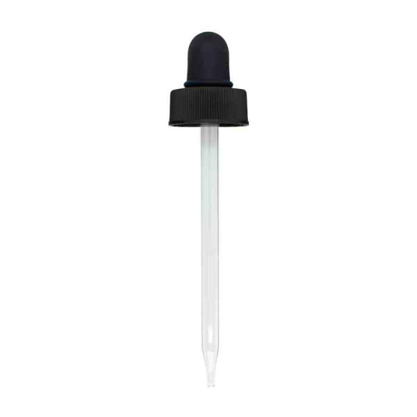 4 oz Black Glass Dropper (24-400)