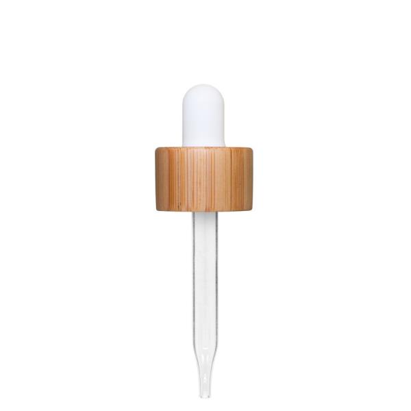 1 oz Bamboo Wood Glass Dropper (20-400)