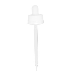 4 oz White Child Resistant Glass Dropper (22-400)