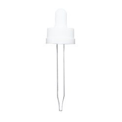 1 oz White Child Resistant Glass Dropper (20-400)