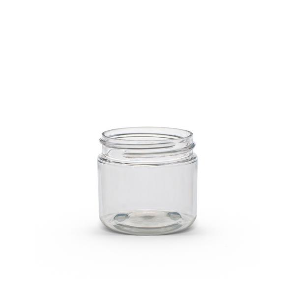 2 oz Clear PET Straight Sided Jar 48-400 Neck Finish