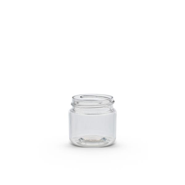 1 oz Clear PET Straight Sided Jar 38-400 Neck Finish