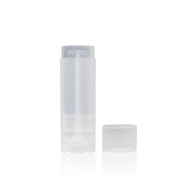 0.15 oz Clear Oval Lip Balm Tube