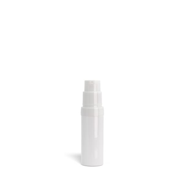 5 ml White Polypropylene Airless Pump Bottle with White Cap