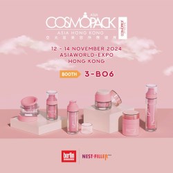 Berlin Packaging｜NEST-FILLER PKG Joins Cosmopack Hong Kong 2024!