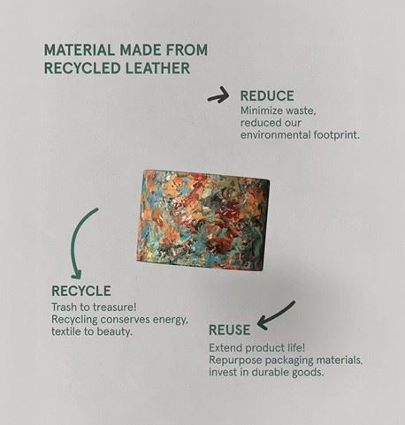 Matsos: Recycled Leather Caps for the Beauty Industry
