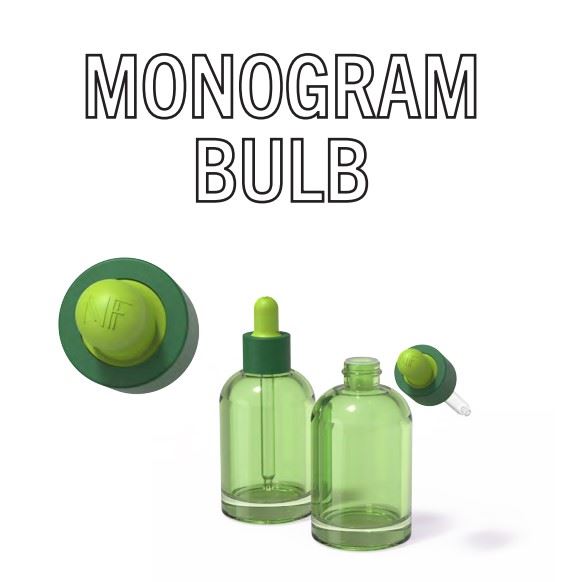 Monogram Bulb: Personalize Your Dropper