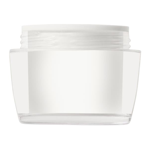 acrylic jar 50ml, P0313 SAN 52mm, double wall san-pp