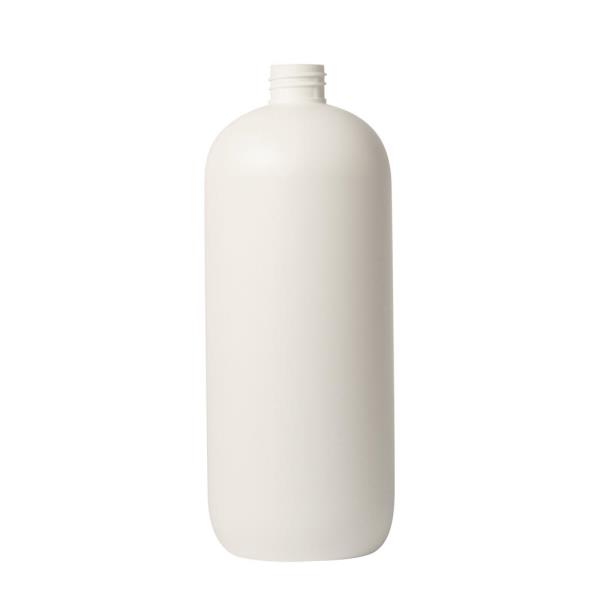 1000ml HDPE Bottle Boston Round 28-410, F0299A