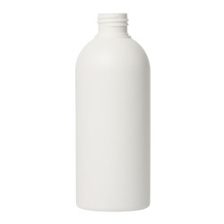 250ml HDPE bottle, Flat Bottom Round 24-410, F0222A