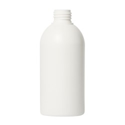 250ml HDPE bottle, Flat Bottom Round 24-410, F03465A