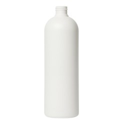 500ml HDPE bottle, Tall Boston Round 24-410, F0195A