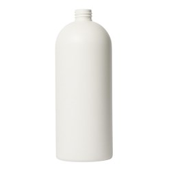 1000ml HDPE bottle, Tall Boston Round 28-410, F0216A