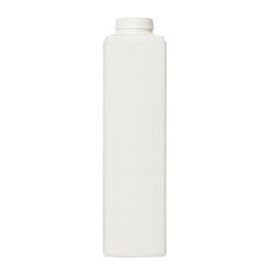 250ml MDPE bottle, Square 18mm, F0325A