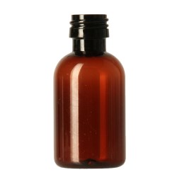 50ml PET bottle, Pharma Mini 18 ROPP amber, F0896A