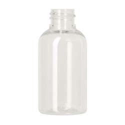 50ml PET bottle, Flat Bottom Boston 28-410, F0865A