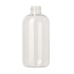 250ml rPET bottle, Boston Round 24-410, F0629A