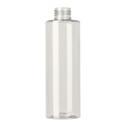 200ml rPET bottle, Sharp Cylindrical 24-410, F0668A