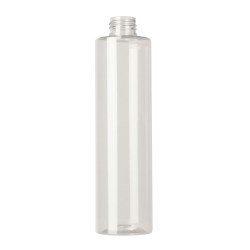 250ml rPET bottle, Sharp Cylindrical 24-410, F0669A