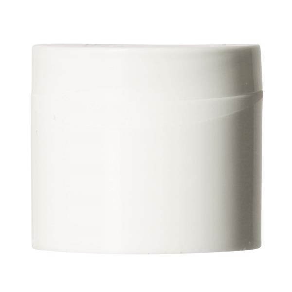 20-410 flip top cap, plug seal, 2,0mm orifice, smooth, white